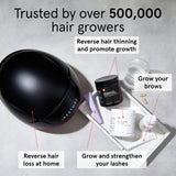 iRestore Biotin Supplement 10,000 mcg with a glass of water
