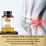 Ireya Ayurveda Boswellia Extract Capsules with Turmeric in hand