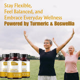 Ireya Ayurveda Boswellia Extract Capsules with Turmeric on a wooden table
