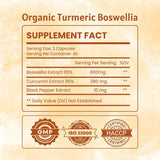 Ireya Ayurveda Boswellia Extract Capsules with Turmeric side view