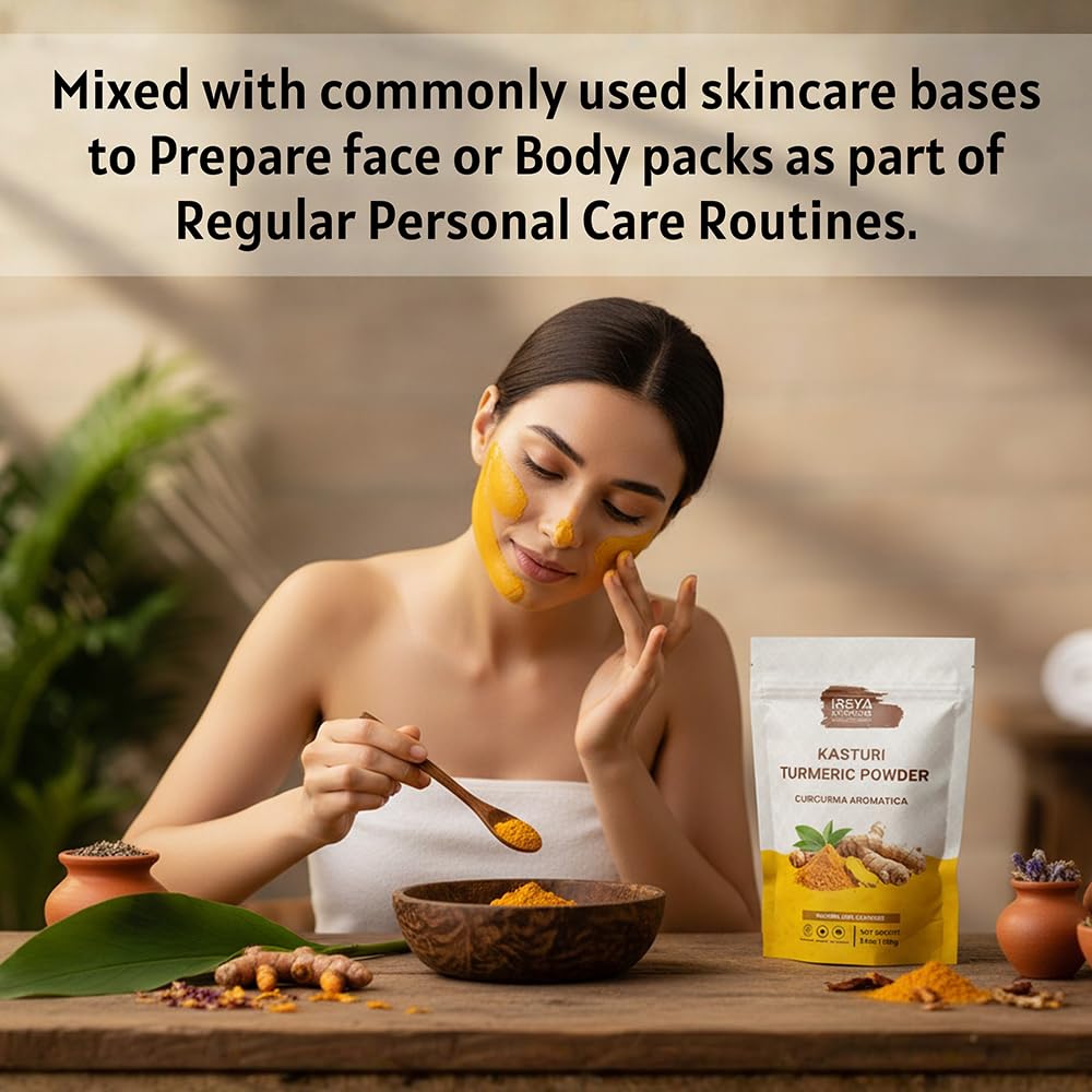Ireya Ayurveda Kasturi Turmeric Powder with natural ingredients