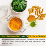 Ireya Ayurveda Organic Moringa & Turmeric Capsules packaging