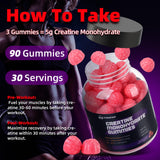 IRIDESICENT Creatine Gummies displayed with workout gear