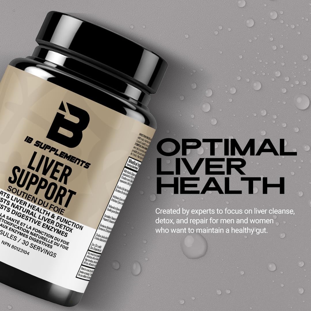 Iron Brothers Liver Support Supplement capsules in a hand