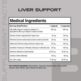 Iron Brothers Liver Support Supplement lifestyle shot with herbs