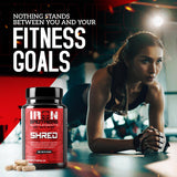 Iron Brothers Supplements Shred Fat Burner capsule close-up