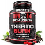 Iron Brothers Supplements Thermo Burn Fat Burner front view