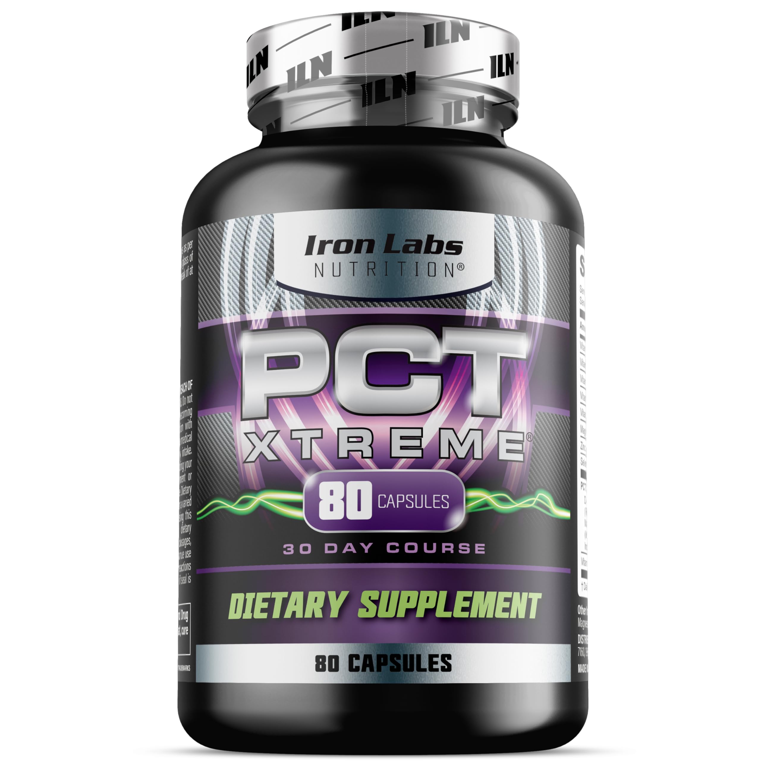 Iron Labs Nutrition PCT Xtreme for Men front view of packaging