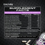 Iron Labs Nutrition PCT Xtreme for Men side view of packaging