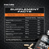 Iron Labs Nutrition Zinc Magnesium Aspartate bottle with label