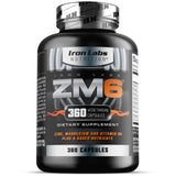 Iron Labs Nutrition Zinc Magnesium Aspartate ingredients list on packaging