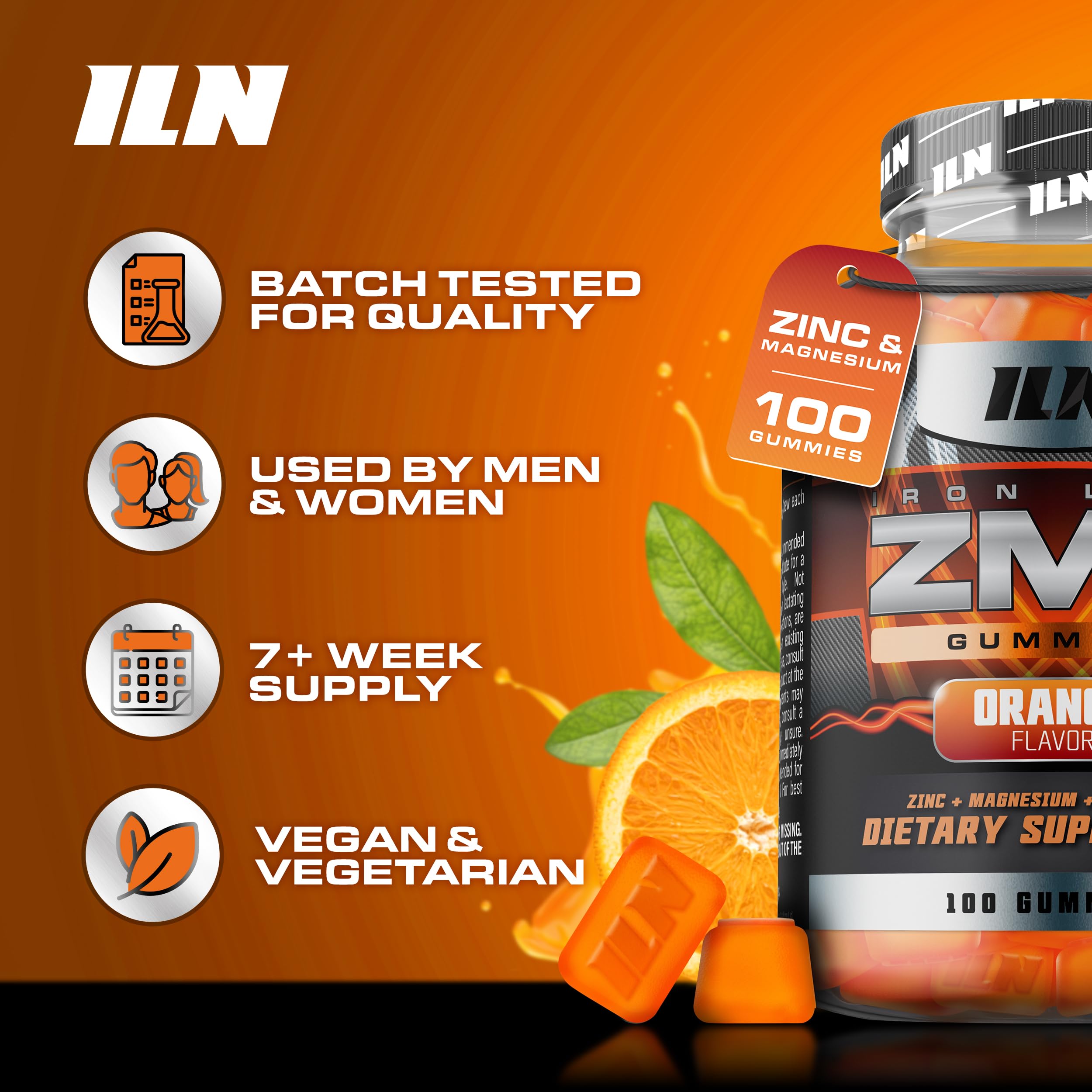 Iron Labs Nutrition ZM6 Gummies ingredients list