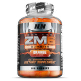 Iron Labs Nutrition ZM6 Gummies with a glass of water