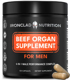 IRONCLAD NUTRITION Beef Glandular Complex front view