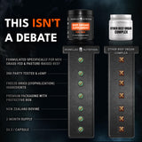 IRONCLAD NUTRITION Beef Glandular Complex in hand