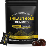 IRSRDOQU Gold Shilajit Gummies front view packaging