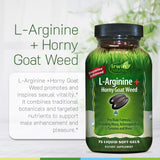 Irwin Naturals L-Arginine Combo Formula bottle top view