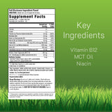Irwin Naturals Mega B-Complex Liquid Soft-Gels back view