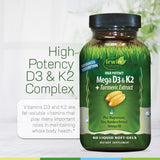 Irwin Naturals Mega D3 & K2 Complex ingredients list