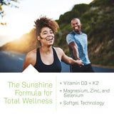 Irwin Naturals Mega D3 & K2 + Turmeric Extract ingredients list