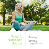 Irwin Naturals Mighty Moringa Omega 3-6-9 Supplement soft-gel close-up