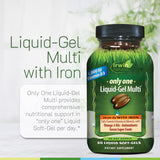 Irwin Naturals One-Per-Day Multivitamin with Iron soft-gel capsule