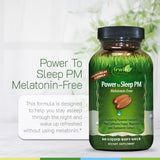 Irwin Naturals Power to Sleep PM soft-gel close-up