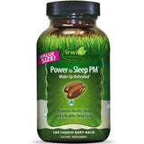 Irwin Naturals Power to Sleep PM Softgels 120 Count front view