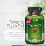 Irwin Naturals Power to Sleep PM Softgels with melatonin and herbal extracts