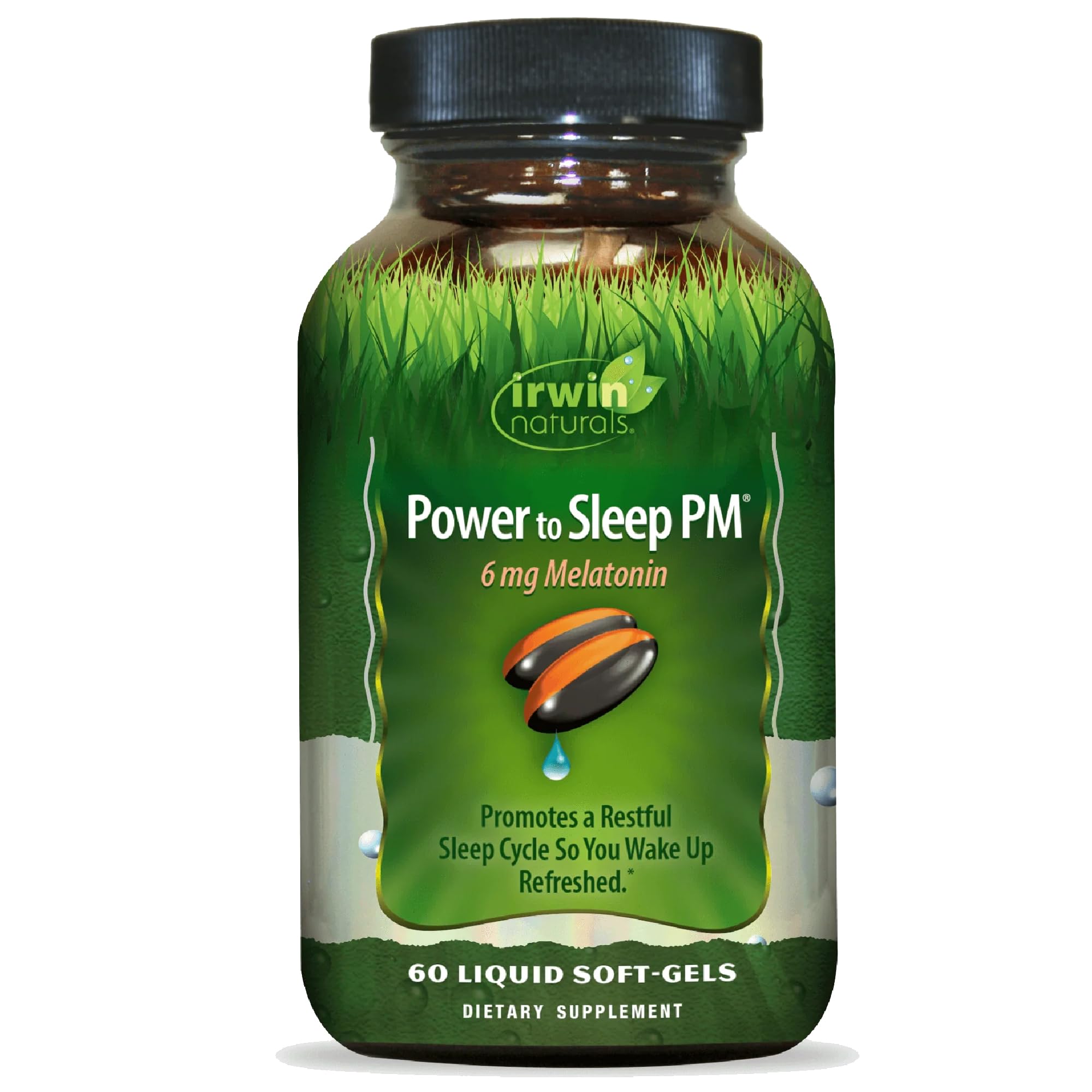 Irwin Naturals Sleep Supplement 60 softgels front view