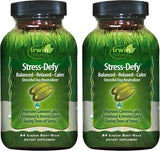 Irwin Naturals Stress-Defy Daily Stress Support 84 Soft-Gels front view