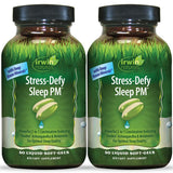 Irwin Naturals Stress-Defy Sleep PM 50 Count Pack of 2 front view
