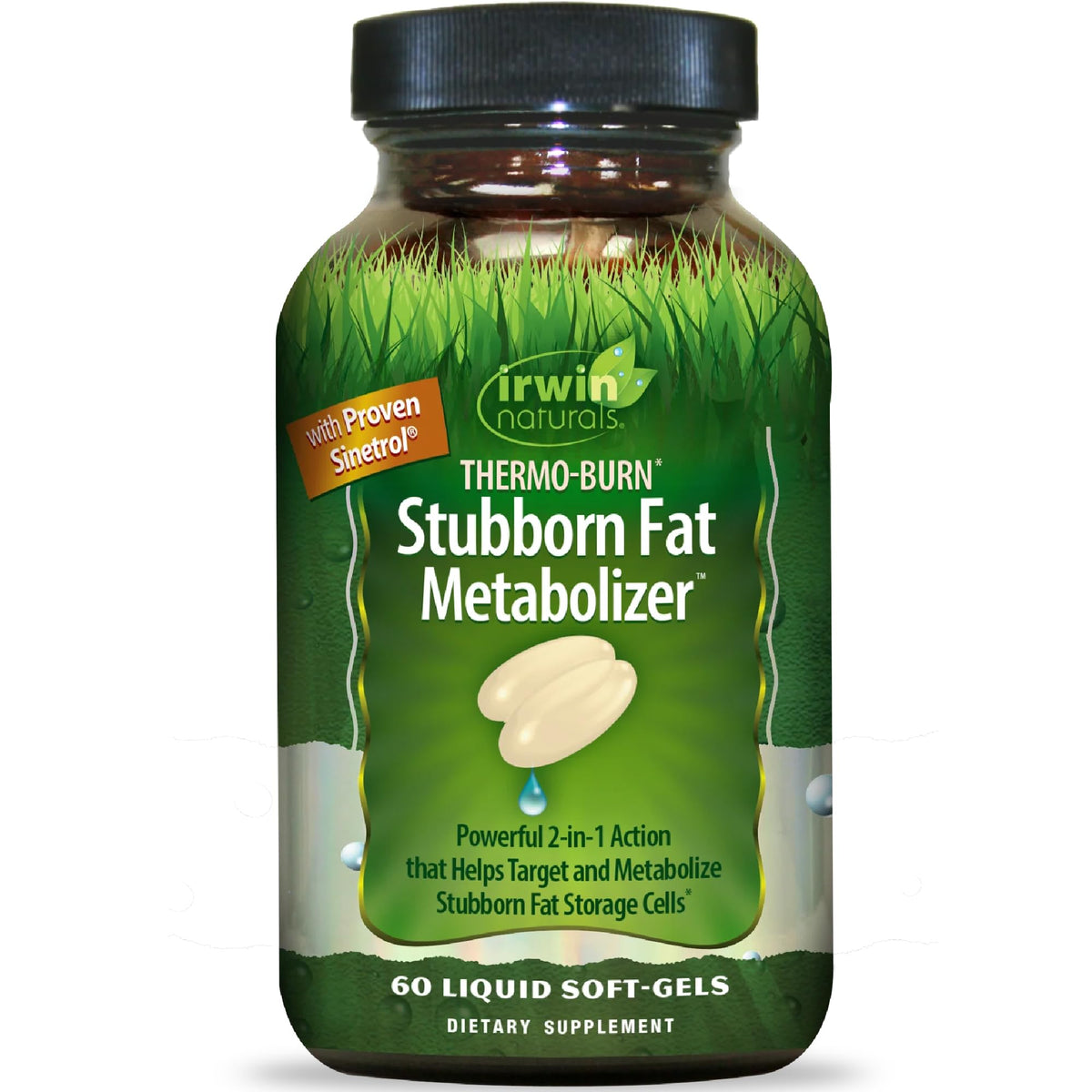 Irwin Naturals Stubborn Fat a balanced routine 272g front view