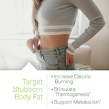 Irwin Naturals Stubborn Fat a balanced routine 549g liquid soft-gels packaging