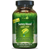 Irwin Naturals Sunny Mood 5-HTP 100mg supplement bottle front view