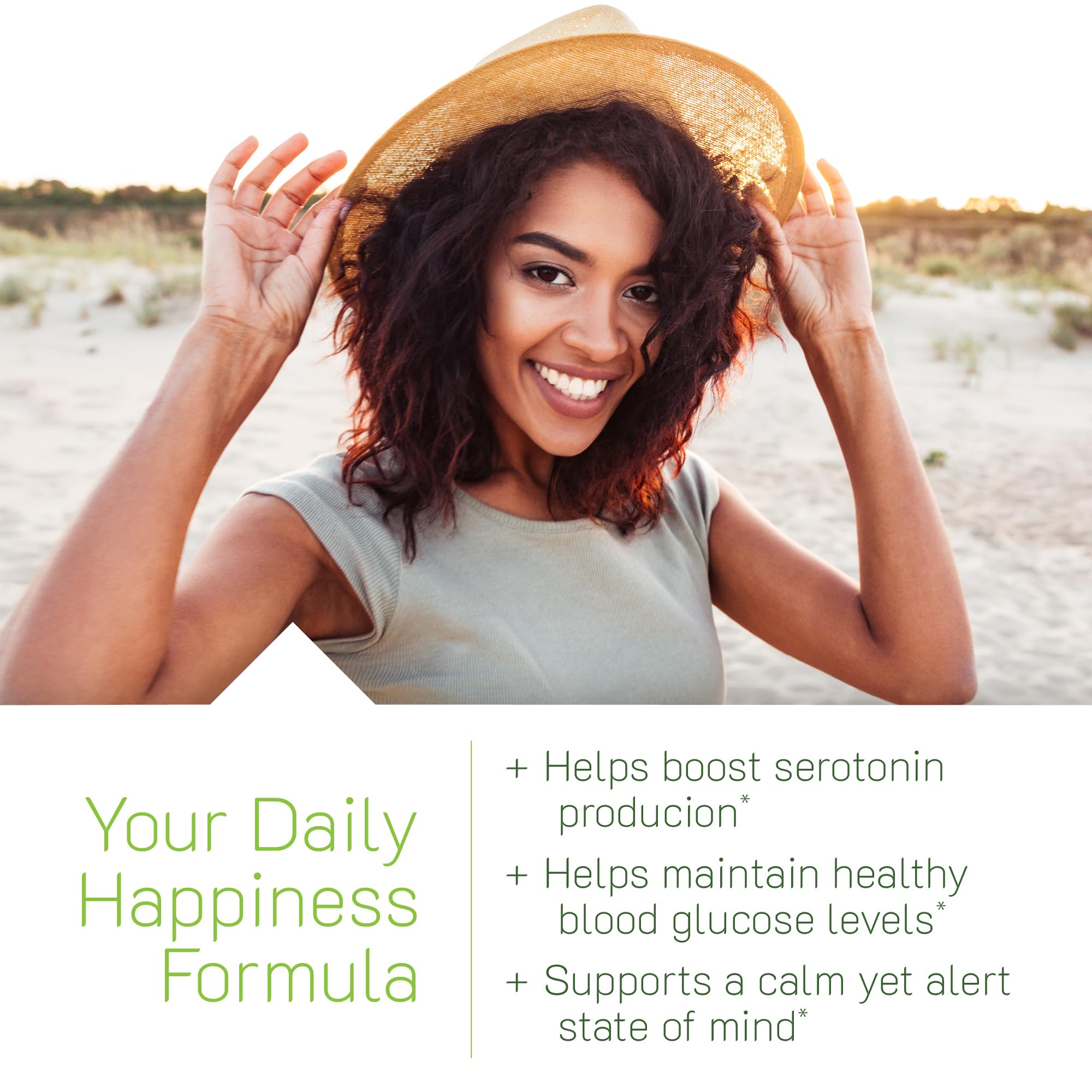 Irwin Naturals Sunny Mood 5-HTP 100mg supplement ingredients list