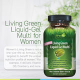 Irwin Naturals Women's Living Green Liquid-Gel Multi packaging