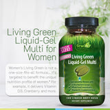 Irwin Naturals Women's Living Green Liquid-Gel Multi soft-gel capsules
