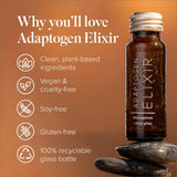 Isagenix Adaptogen Elixir bottles displayed on a table