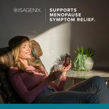 Isagenix Harmonia Menopause Support 60 Capsules on a wooden table