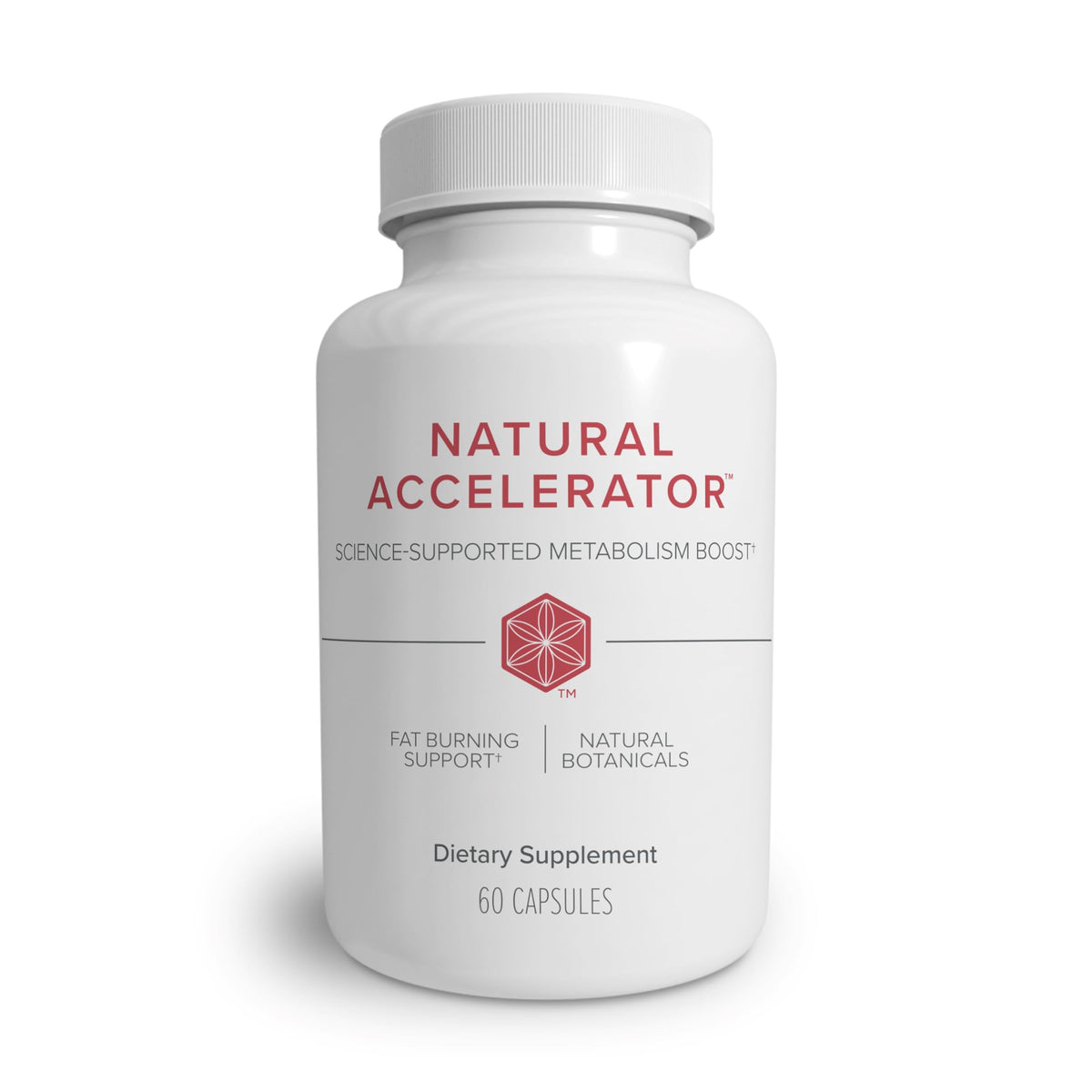 Isagenix Natural Accelerator Fat Burner 60 Capsules front view