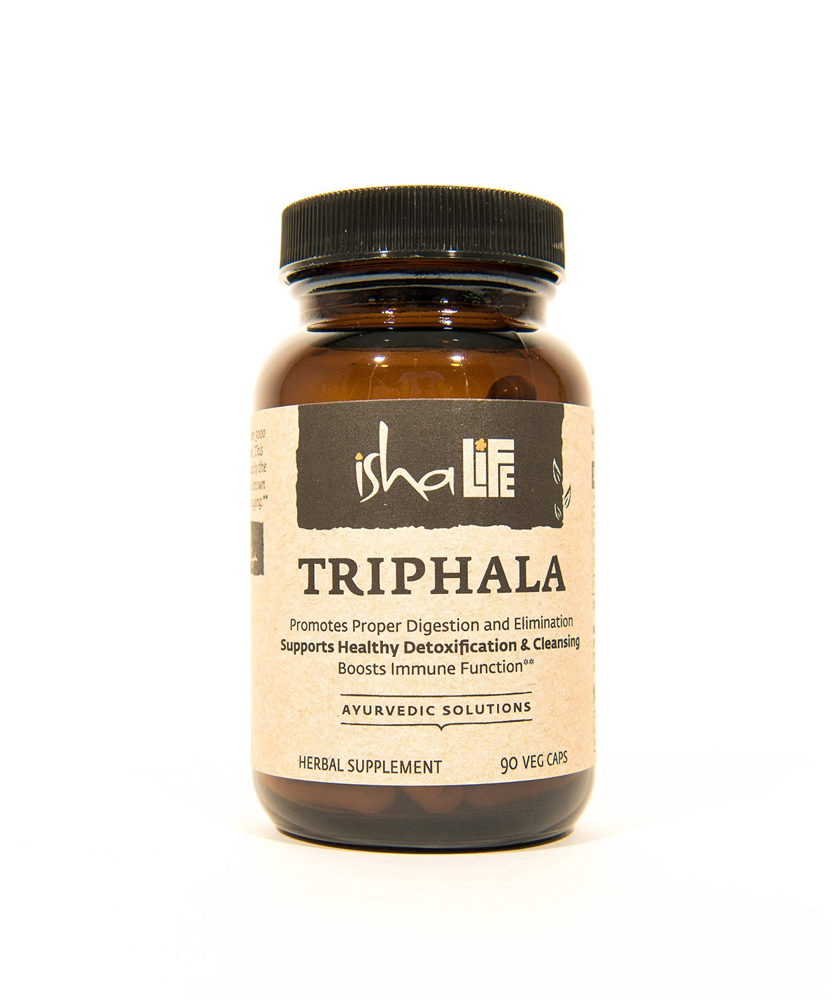 ISHA Triphala Capsules 60 count bottle front view