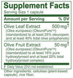 Island Nutrition Olive Leaf Extract 500mg Capsules packaging