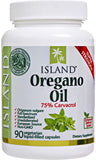 Island Nutrition Oregano Oil Capsules bottle with label