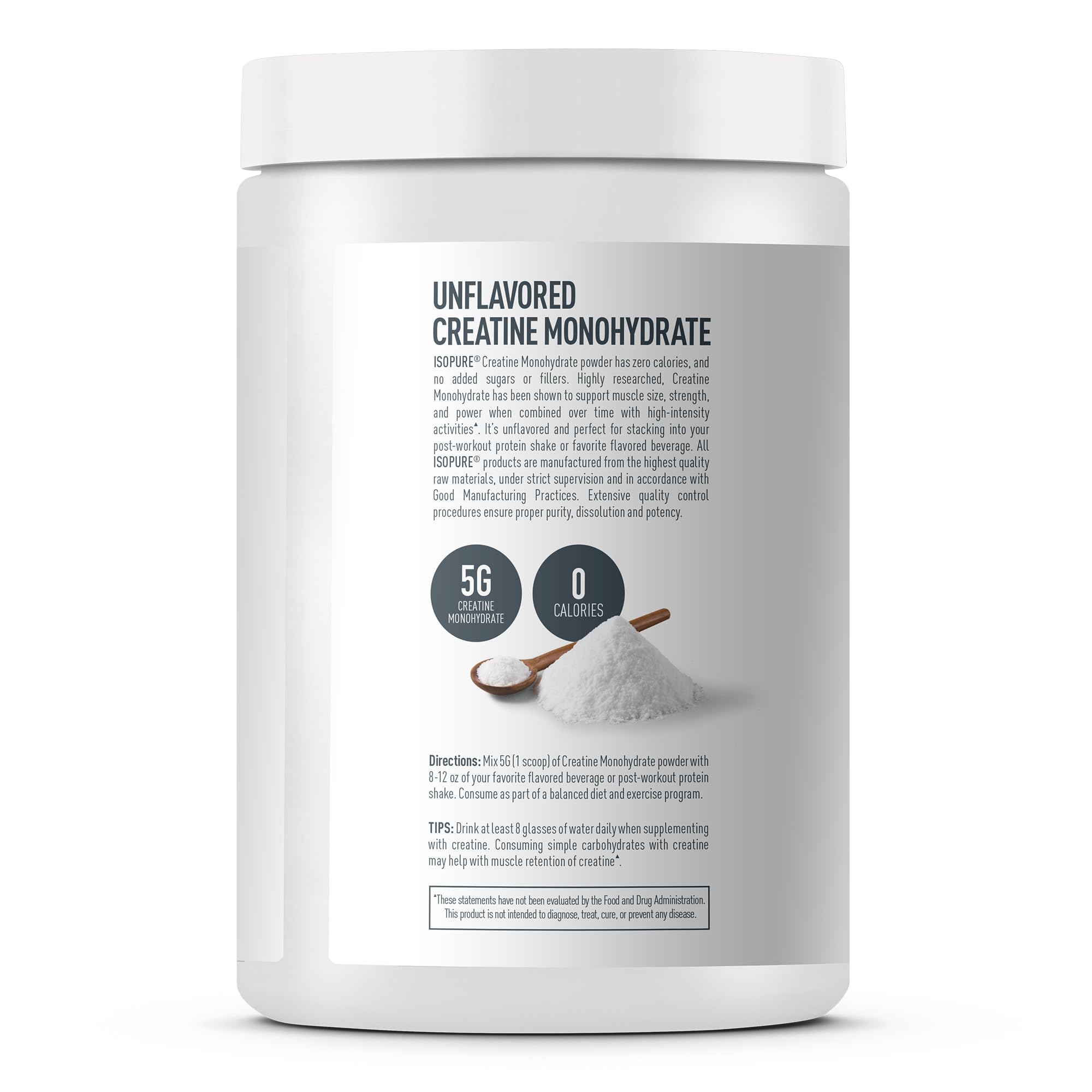 Isopure 100% Pure Creatine Monohydrate Powder lifestyle shot