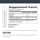 Isopure Bovine Colostrum Powder 90g packaging