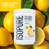 Isopure Collagen Peptides 20g Grass-Fed Lemonade Flavour scoop