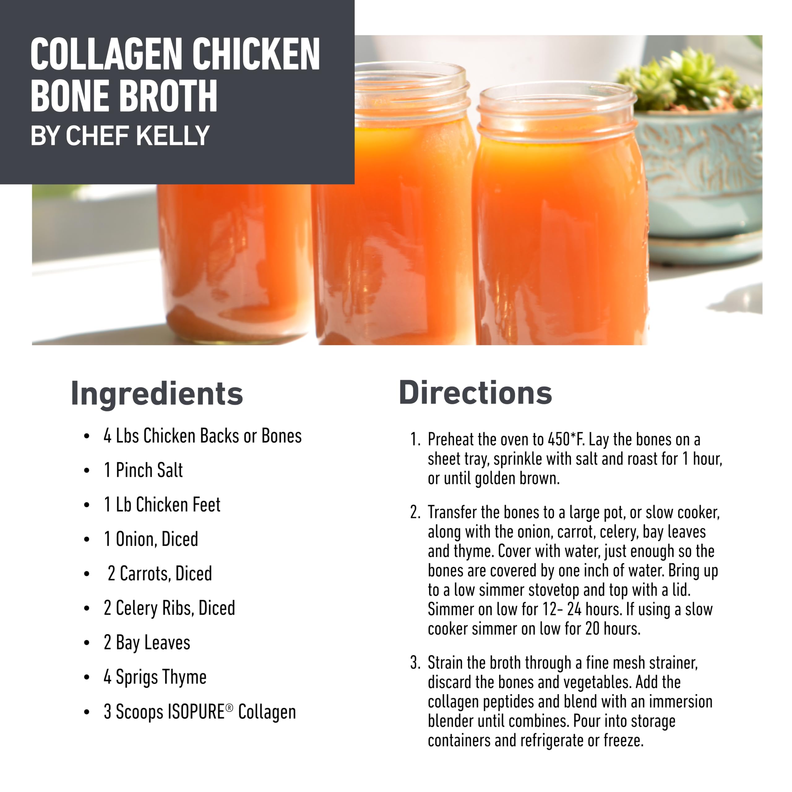 Isopure Collagen Peptides product label close-up