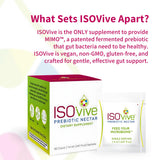ISOThrive ISOVive sachet on a kitchen counter