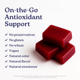 Isotonix Antioxidant Supplement Chewables close-up of ingredients